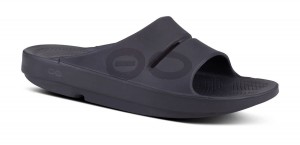 Black Oofos OOahh Sport Slide Sandal | 26TNJZKSQ