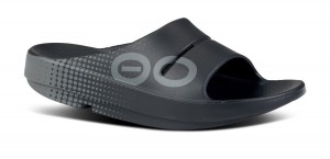 Black Oofos OOahh Sport Slide Sandal | 54EOJXVBT
