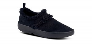 Black Oofos OOcoozie Low Shoe | 13XNHOGSP