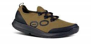 Black / Green Oofos OOmg Sport LS Low Shoe | 10MPSLKXN