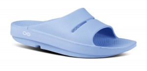 Blue Oofos OOahh Slide Sandal | 81DFLPJBA