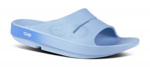 Blue Oofos OOahh Sport Slide Sandal | 97OUSHQDL