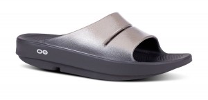 Latte Oofos OOahh Luxe Slide Sandal | 48KDAIBHE