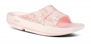 Pink Oofos OOahh Limited Slide Sandal | 38EYCQAJV