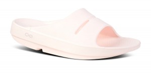 Pink Oofos OOahh Slide Sandal | 38BCYGWHN