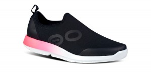 Pink / Black Oofos OOmg Sport Low Shoe | 48OVRUQFK