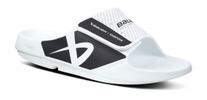 White Oofos OOahh Sport Flex Sandal | 62UOINMLH