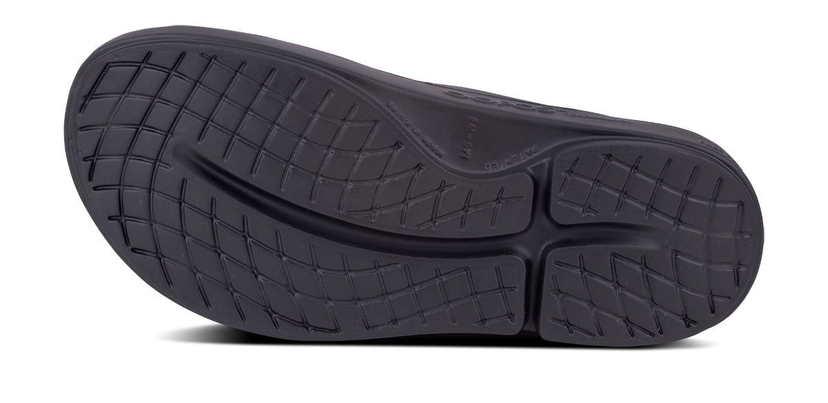 Black Oofos OOahh Slide Sandal | 53VFLKCDB
