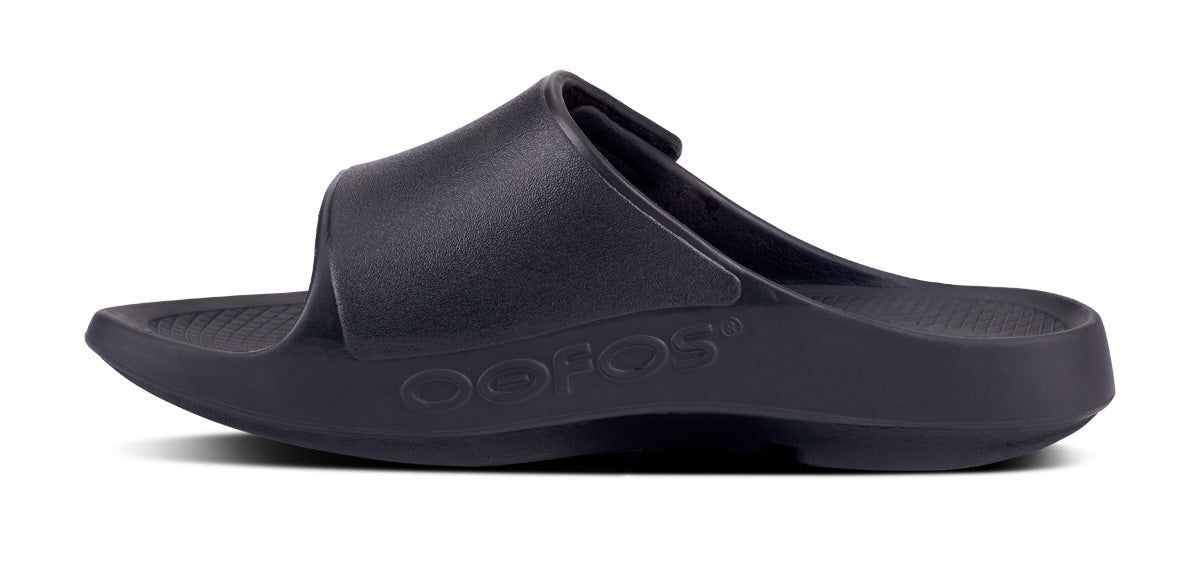 Black Oofos OOahh Sport Flex Sandal | 93PURLTVK
