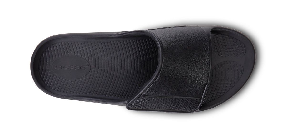 Black Oofos OOahh Sport Flex Sandal | 93PURLTVK