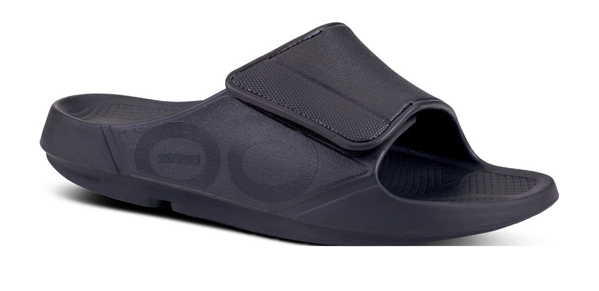 Black Oofos OOahh Sport Flex Sandal | 93PURLTVK
