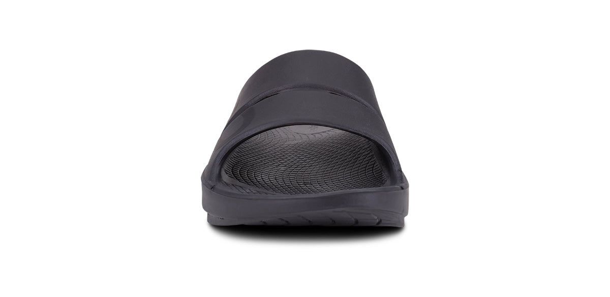 Black Oofos OOahh Sport Slide Sandal | 45AUGPRKF