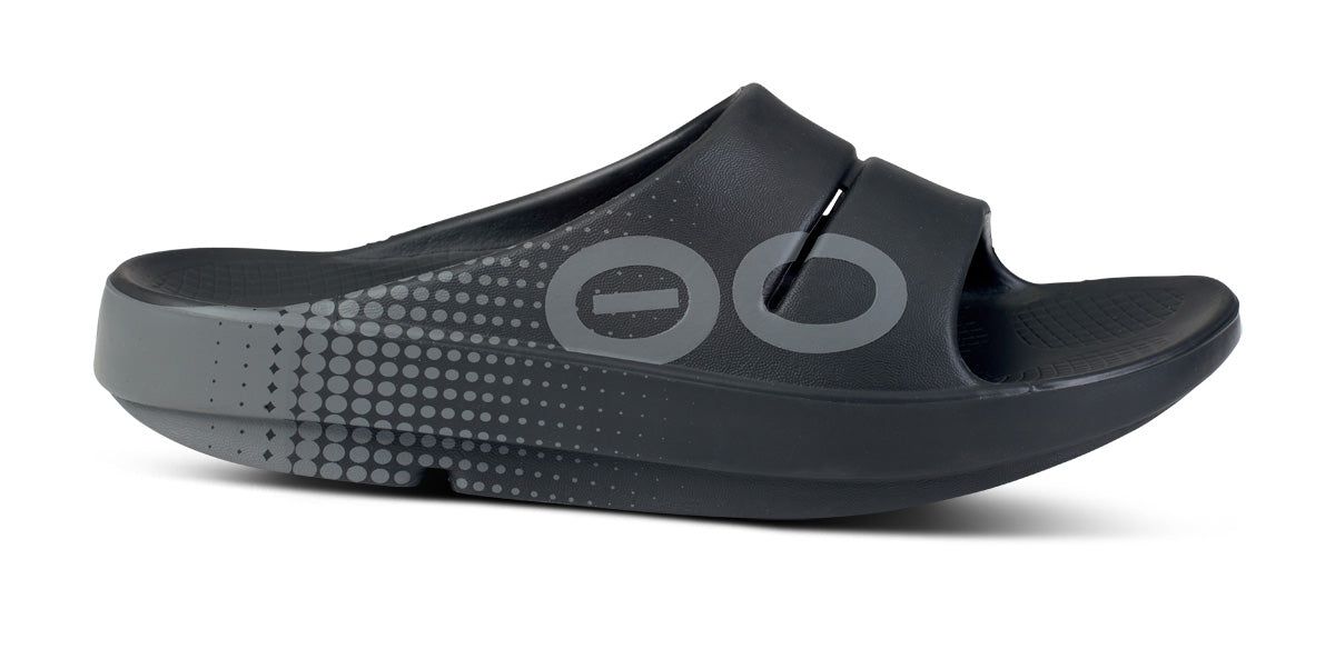 Black Oofos OOahh Sport Slide Sandal | 47VLSNZOI