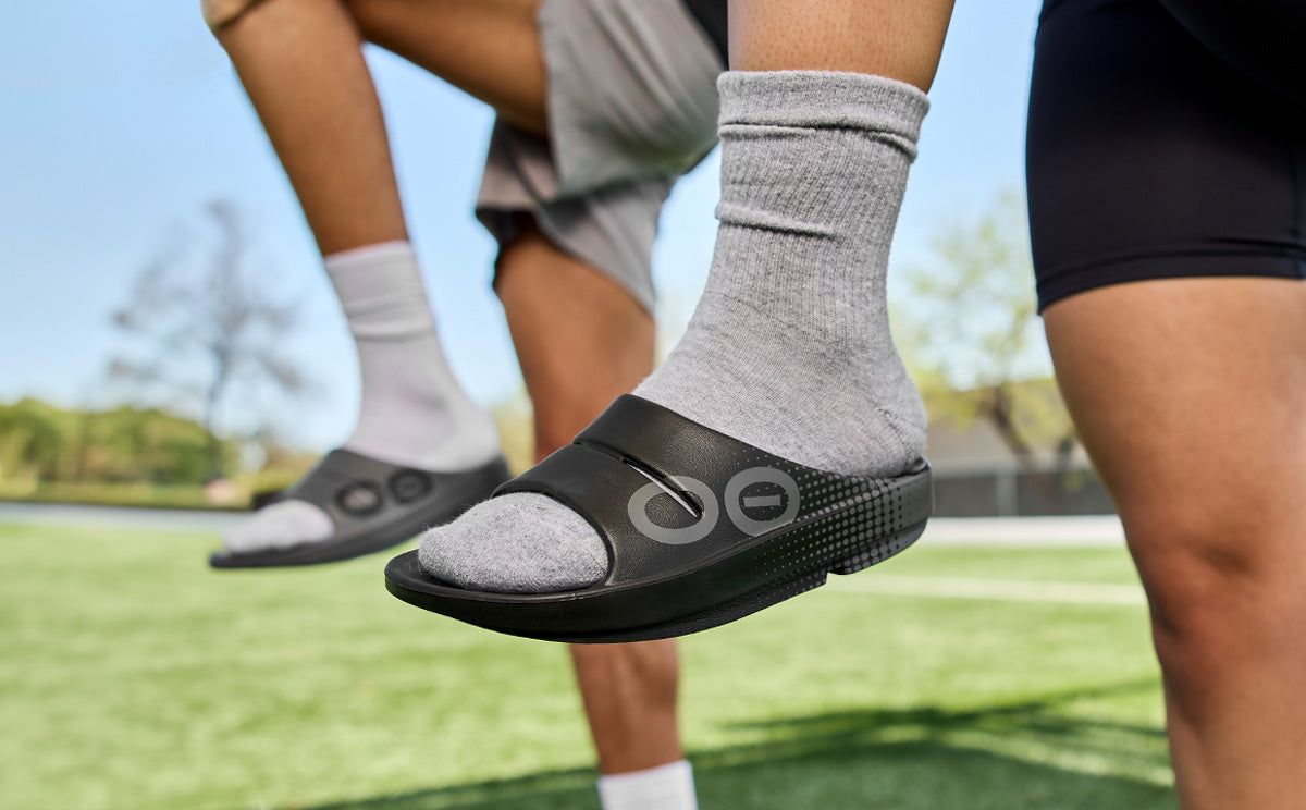 Black Oofos OOahh Sport Slide Sandal | 47VLSNZOI
