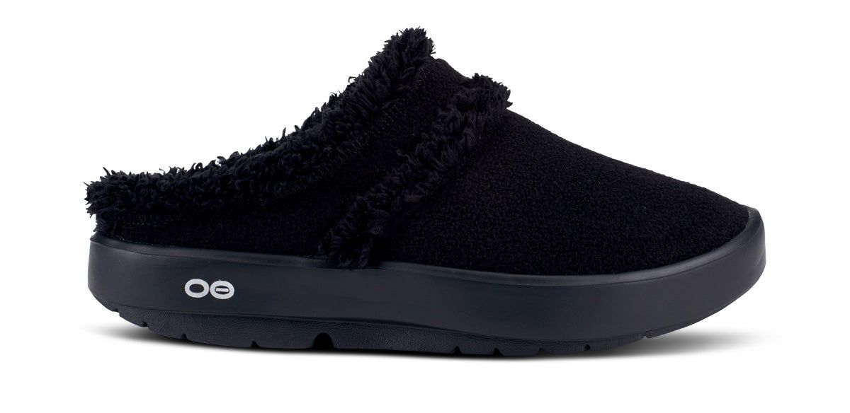 Black Oofos OOcoozie Mule Shoe | 24UJYQLCE
