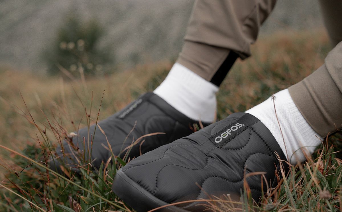 Black Oofos OOcoozie Thermo Mule | 14IQLOHKX