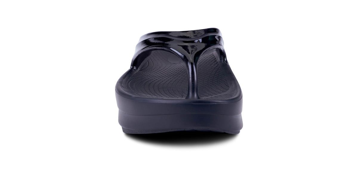 Black Oofos OOmega OOlala Sandal | 65XNSJBYR