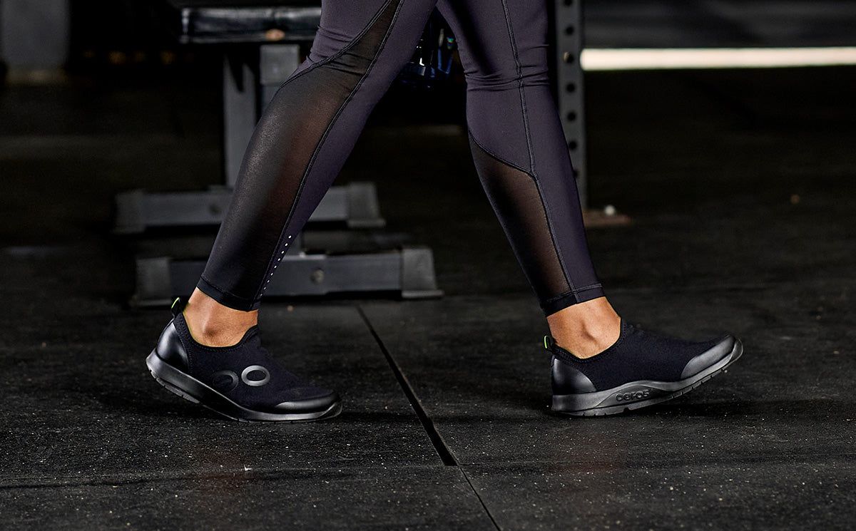 Black Oofos OOmg Sport Low Shoe | 07AKWBUZR