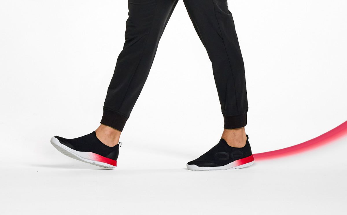 Black Oofos OOmg Sport Low Shoe | 07GUXCBDN