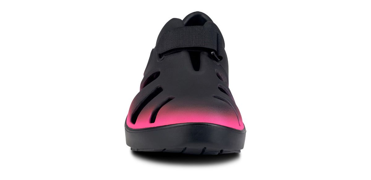 Black Pink Oofos OOcandoo Sandal | 40ALDTFUI