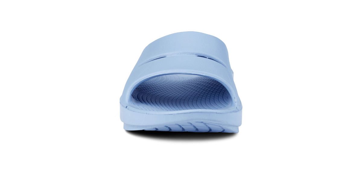 Blue Oofos OOahh Slide Sandal | 81DFLPJBA