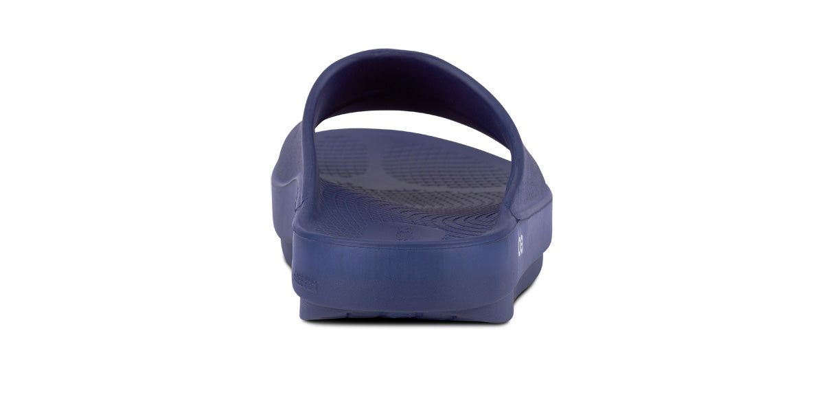 Navy Oofos OOahh Slide Sandal | 07PUSVLBI