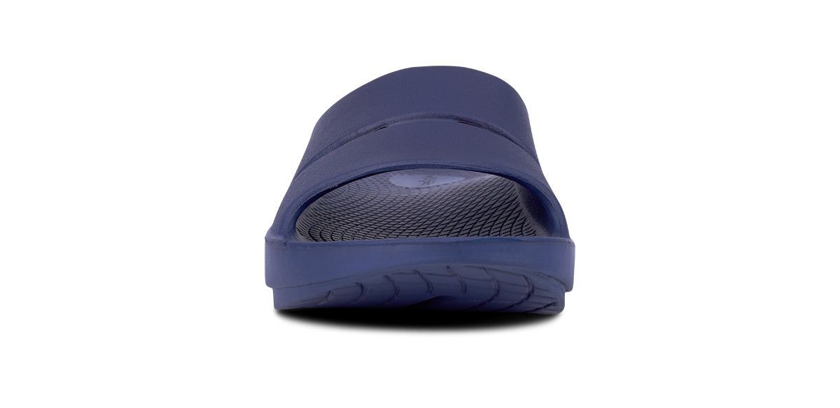 Navy Oofos OOahh Slide Sandal | 07PUSVLBI