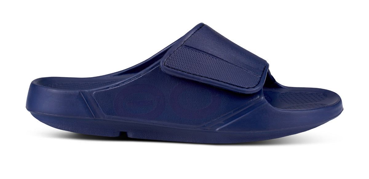 Navy Oofos OOahh Sport Flex Sandal | 13GUMBVWJ