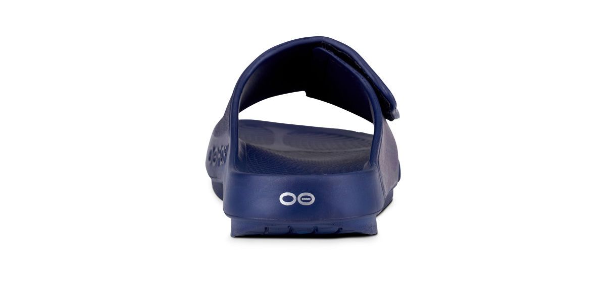 Navy Oofos OOahh Sport Flex Sandal | 13GUMBVWJ