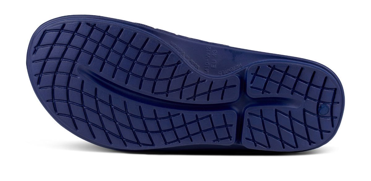 Navy Oofos OOahh Sport Flex Sandal | 13GUMBVWJ