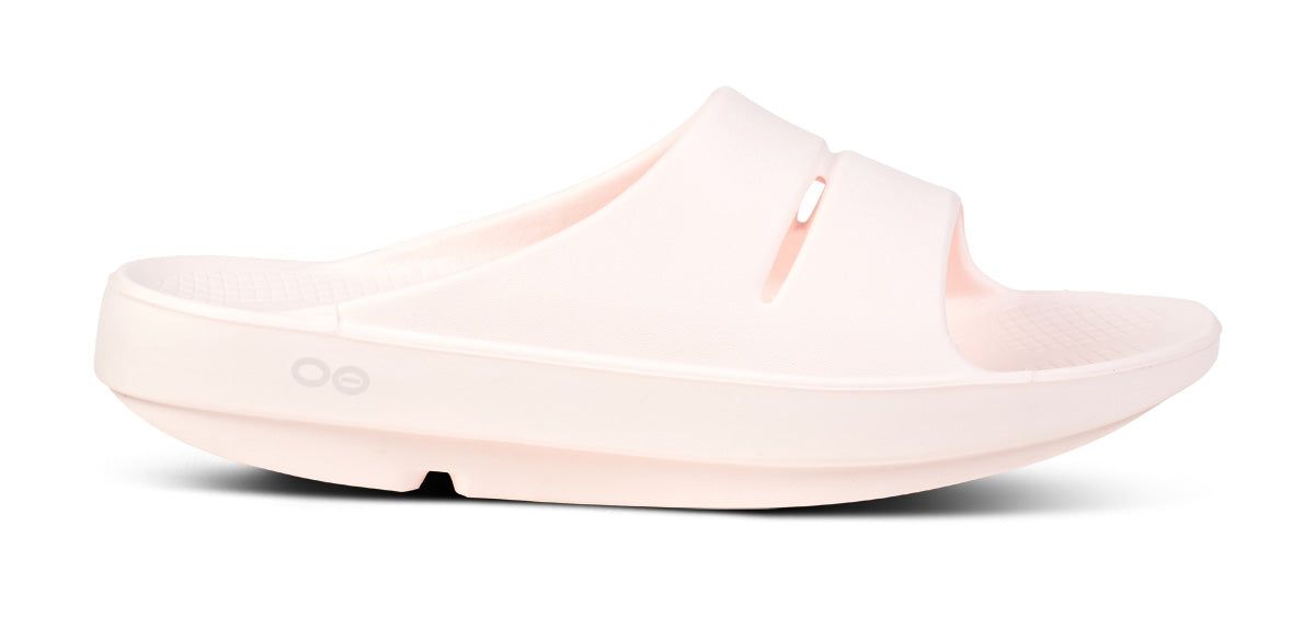 Pink Oofos OOahh Slide Sandal | 38BCYGWHN