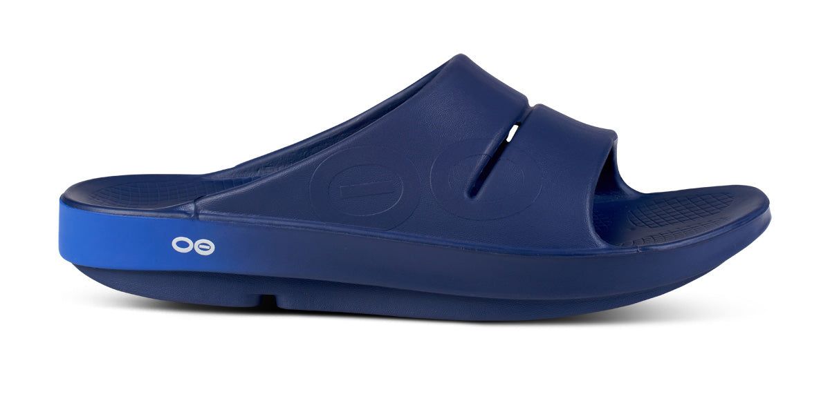 Royal / Navy Oofos OOahh Sport Slide Sandal | 42GFJXNWO