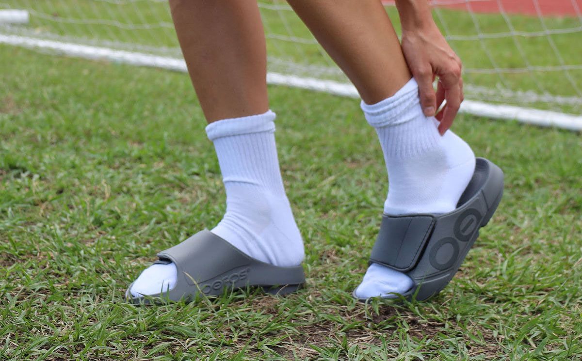 Slate Oofos OOahh Sport Flex Sandal | 13XPJDWVR