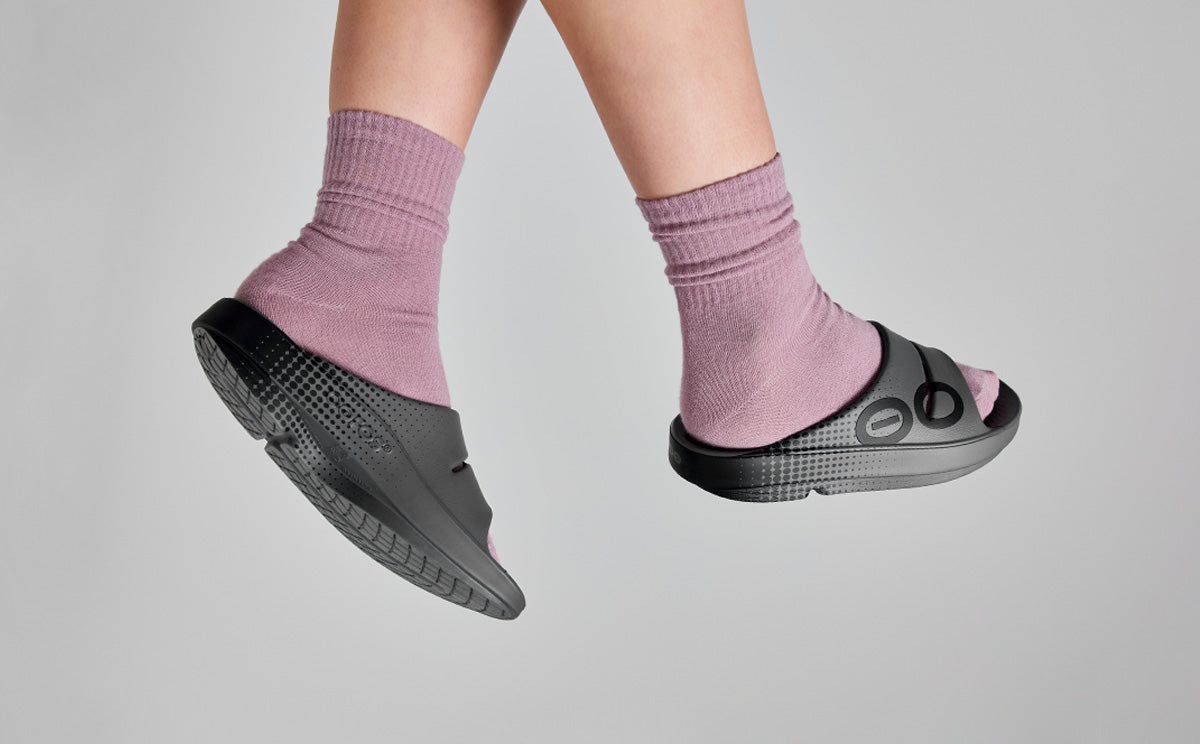Slate Oofos OOahh Sport Slide Sandal | 29XSRNOFQ
