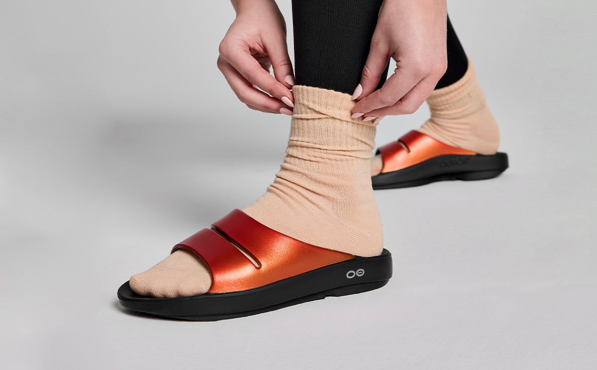 Solstice Oofos OOahh Luxe Slide Sandal | 90AILPCDR