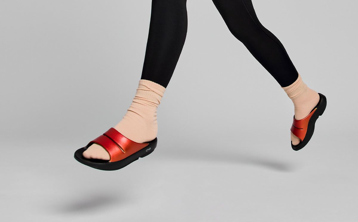 Solstice Oofos OOahh Luxe Slide Sandal | 90AILPCDR