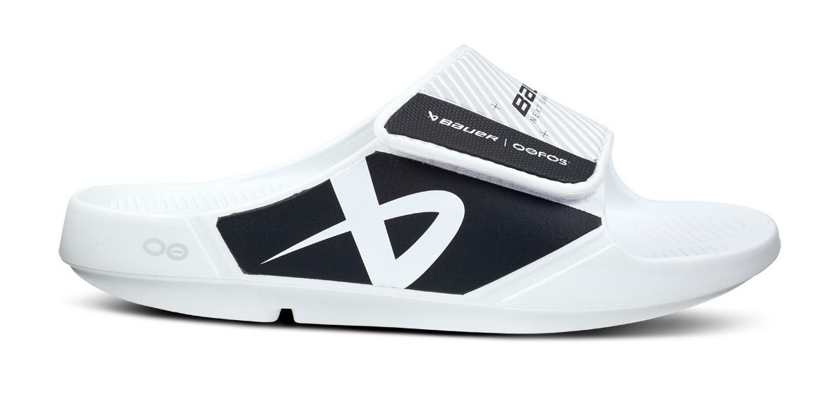 White Oofos OOahh Sport Flex Sandal | 69BACWNEM