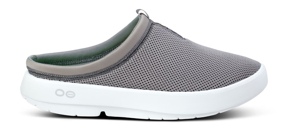 White Oofos OOcoozie Sport Mule | 04QVTGRJZ