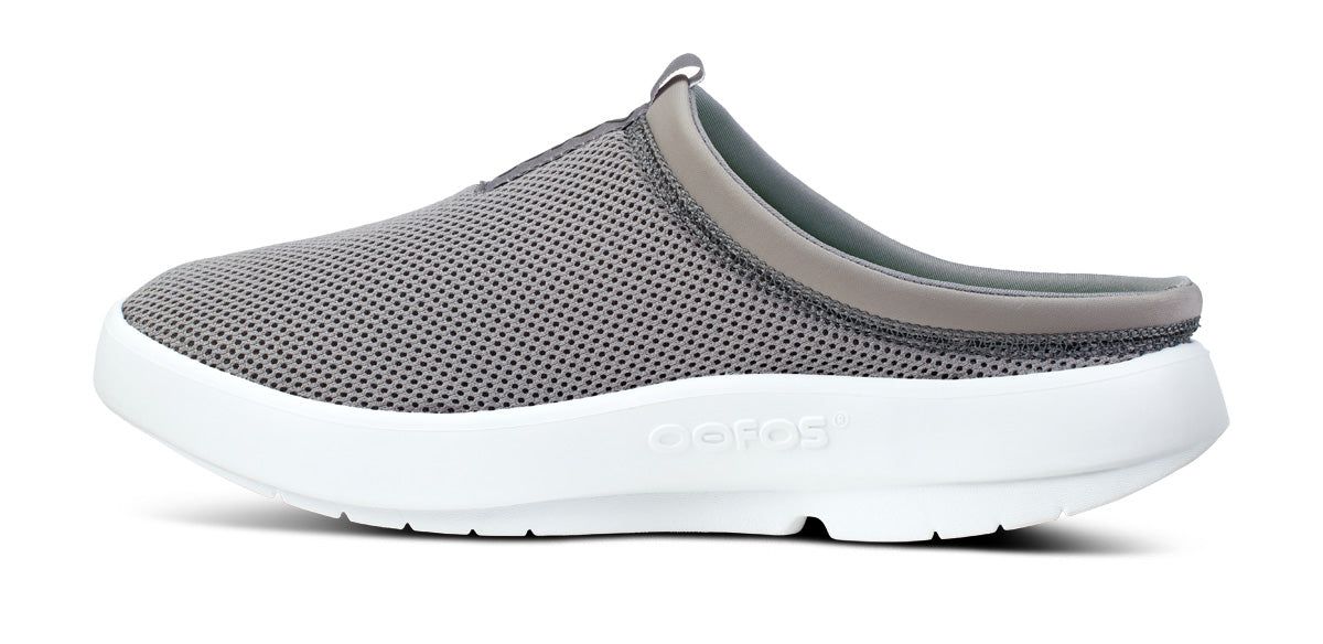 White Oofos OOcoozie Sport Mule | 04QVTGRJZ