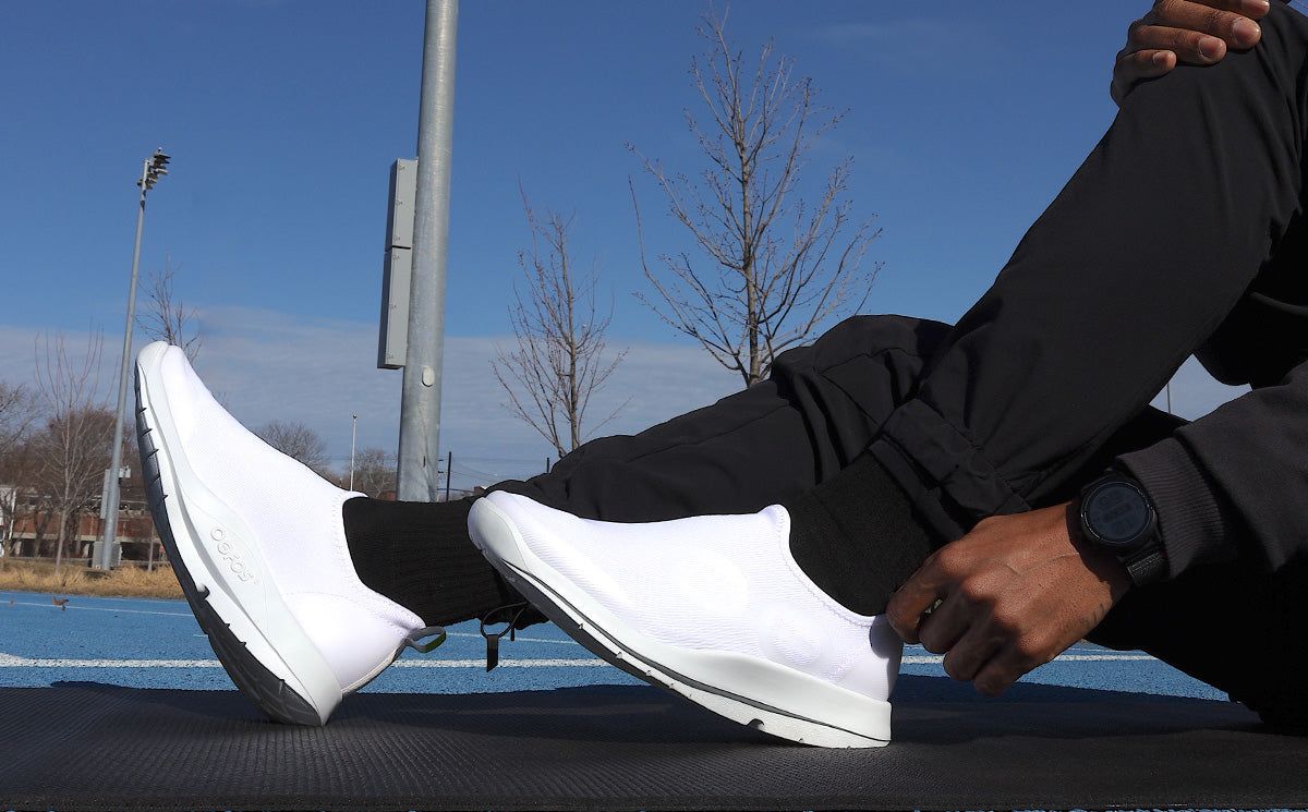 White Oofos OOmg Sport Low Shoe | 70GOVRENL
