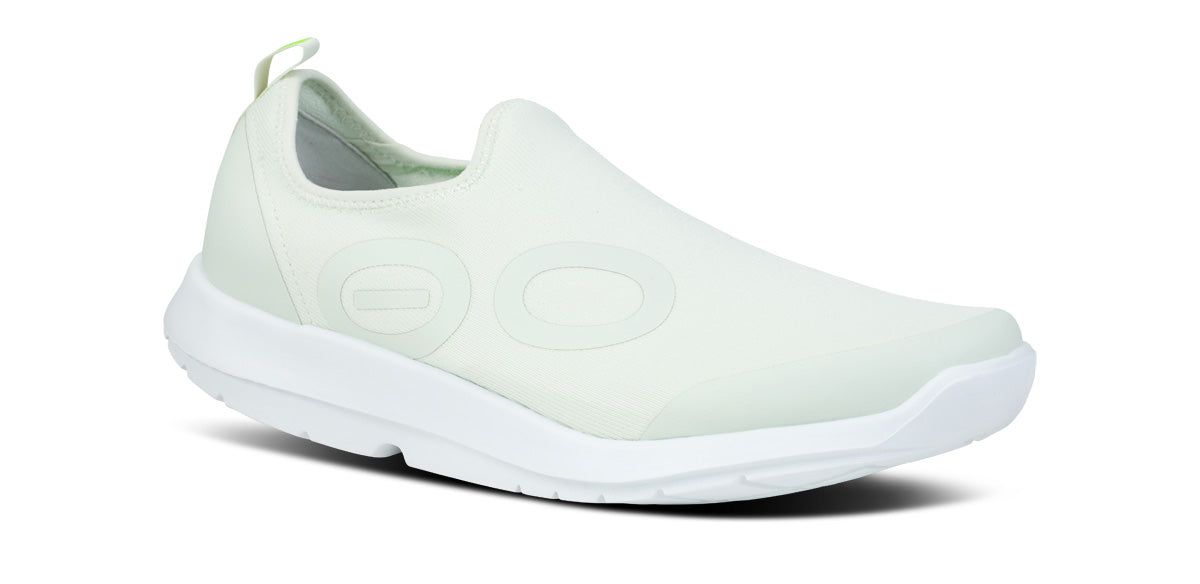 White / Grey Oofos OOmg Sport Low Shoe | 57MTXVPJD