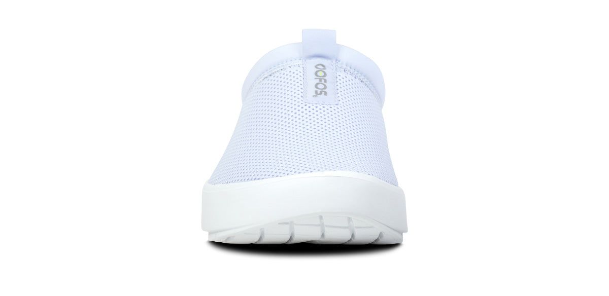 White / Purple Oofos OOcoozie Sport Mule | 27RVIGYBU