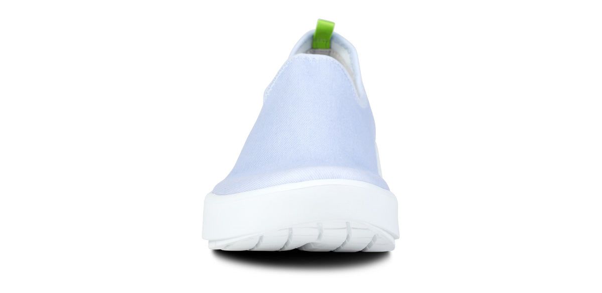 White / Purple Oofos OOmg eeZee Low Shoe | 87ADSURCO